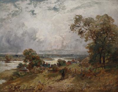 English School Circa 1900 Landscape indistinctly 2dcb46