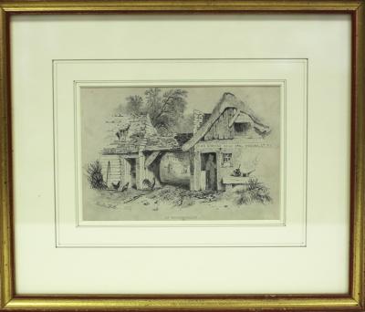 Newton Fielding (1799-1856)/At Rambouillet/signed