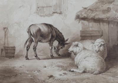 Thomas Sidney Cooper (1803-1902)/Donkey