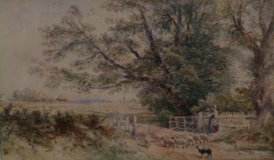 Myles Birket Foster 1825 1899 Sheep 2dcb85