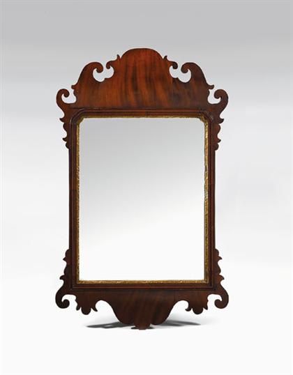 Chippendale mahogany looking glass 4945c