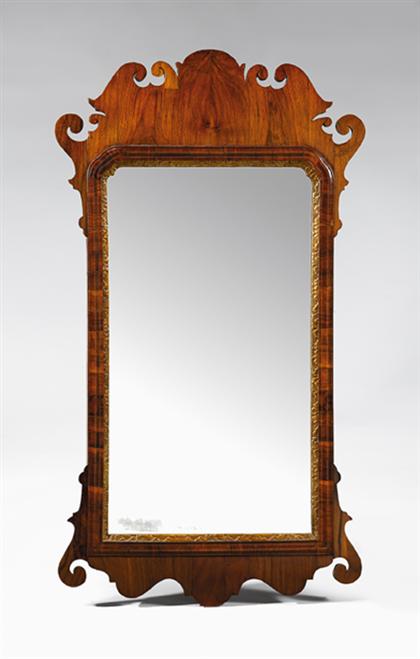 Chippendale mahogany looking glass 49462