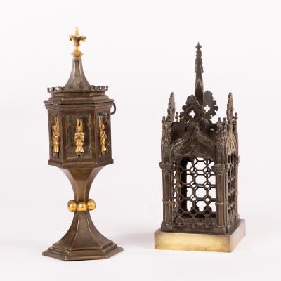 A Gothic Revival candle holder 2dcc07