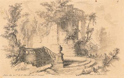 18th Century French School/Garden Landscape