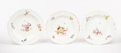 A pair of Vienna soup plates, late