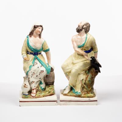 A pair of Staffordshire pearlware 2dcc96