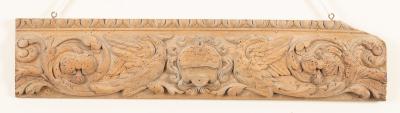An 18th Century lime wood frieze panel,