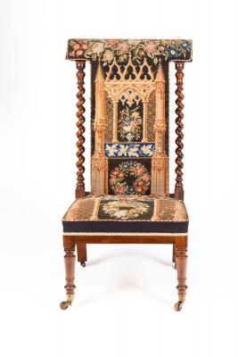 A Victorian upright prie dieu chair 2dcd1b