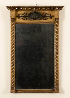 A Regency overmantel mirror with