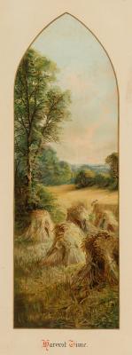 19th Century/Harvest Time/print, 52cm