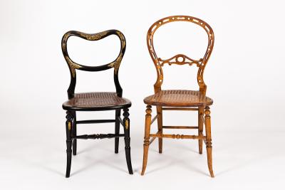 A Victorian papier m ch chair 2dcd90