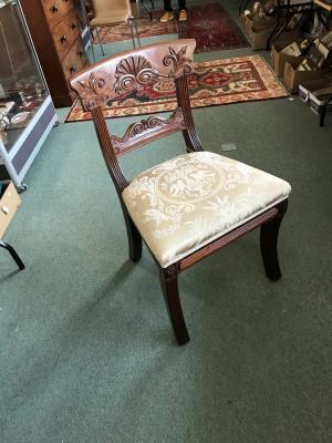 A Regency mahogany single chair