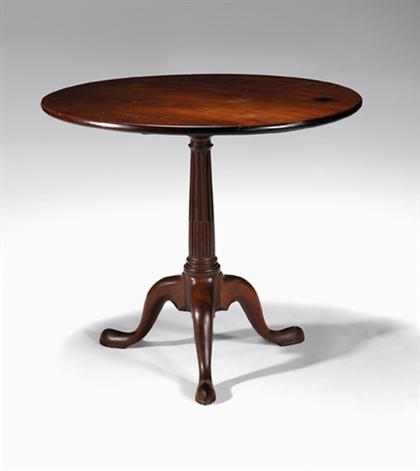 Mahogany tilt top tea table  49490