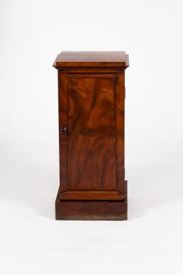A late Victorian mahogany pedestal