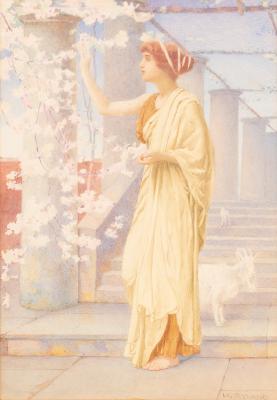 Henry Ryland (British 1856-1924)/Spring