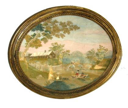 Needlework picture early 19th 49496