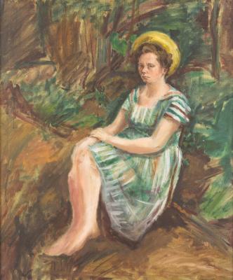 Julia Trevelyan Oman 1930 2003 Self Portrait oil 2dce39