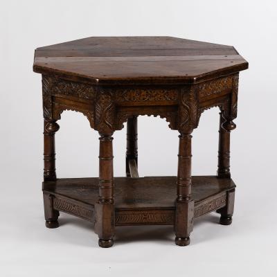 A late 17th Century oak credence