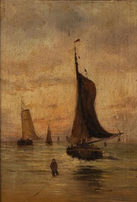 After Hendrick Willem Mesday (1831-1915)/Return