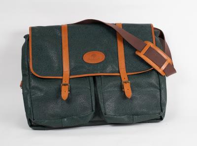 A Mulberry Scotchgrain and tan leather