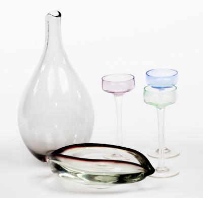 Style of Orrefors, a smoky glass