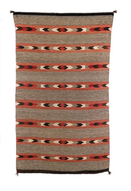     	Navajo banded twill blanket