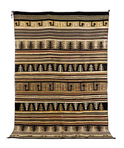     	Navajo banded design    early 20th