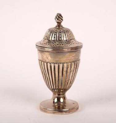 A George III urn-shaped silver
