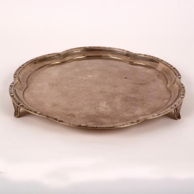 A silver salver, Elkington & Co.,