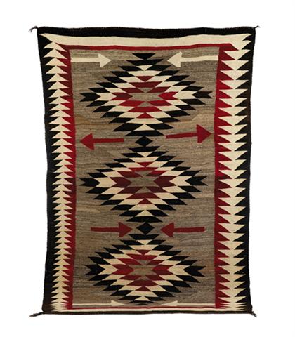     	Navajo blanket    late 19th