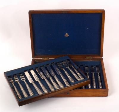 A Victorian set of twelve silver 2dd1a1