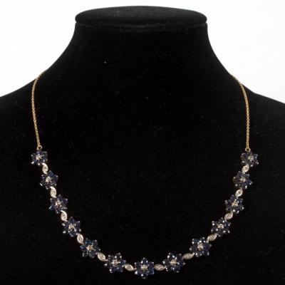 A sapphire and diamond necklace 2dd214