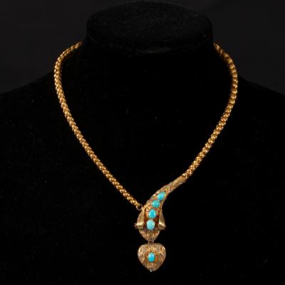 A Victorian snake necklace the 2dd220