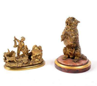 A 19th Century French gilt bronze 2dd2e0