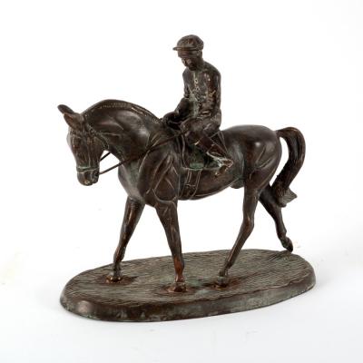 A mid 20th Century bronze figure of