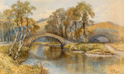 John Syer 1815 1885 Bridge Over 2dd2fd