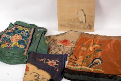 A quantity of Chinese woven pictures,