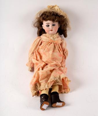 An Armand Marseille bisque head doll,