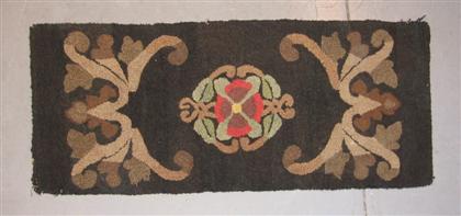  Hooked rug late 19th century 49528
