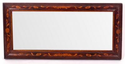 A 19th Century walnut and marquetry