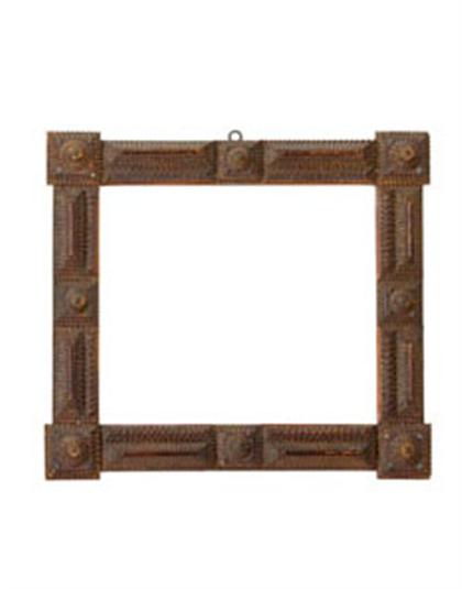  Painted tramp art frame  49547