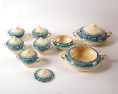 A Clarice Cliff part dinner service