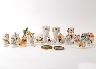 Sundry miniature Staffordshire 2dd4fc