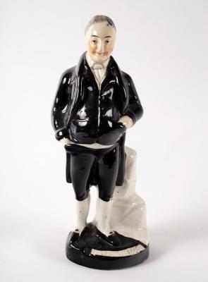 A pottery figure of Jemmy Wood,