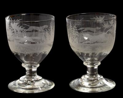 Hunting interest A pair of engraved 2dd532