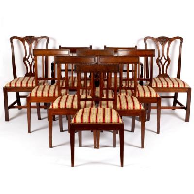 A set of eight 19th Century mahogany 2dd56b