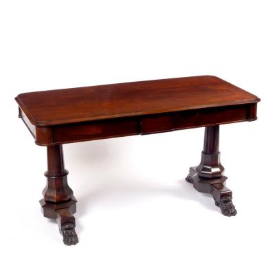 A Regency rosewood centre table, the