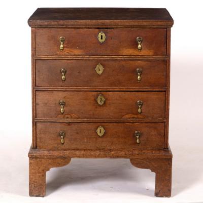 A late 17th Century style oak chest