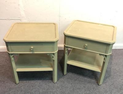 A pair of painted Georgian style 2dd5c4
