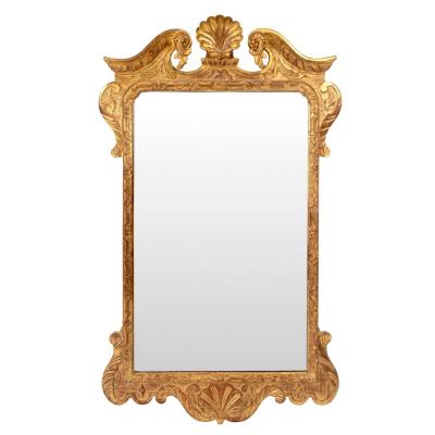 A George I style wall mirror, the